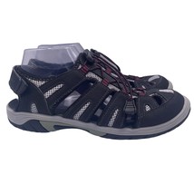 Eddie Bauer Blakely Black Outdoor Water Shoes Hiking Sandals Womens 8 - $24.74
