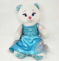 Build A Bear Disney Frozen Princess Elsa W Dress Stuffed Animal Plush Toy Babw - $28.50