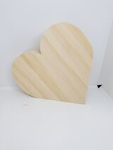 2 Mond Llama 6" Wood Heart For Crafts image 2