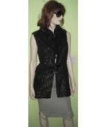Vintage Women&#39;s FRANK LYMAN Design Coat Jacket Shrug Vest Size 10 - $82.06 CAD