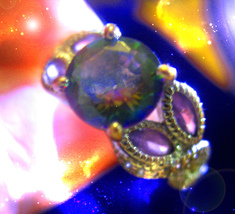 HAUNTED RING MASTER POWER MAGNET HIGHEST ILLUMINATI MAGICK 925 7 SCHOLARS  image 2