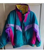 Vintage 80s 90s Nevica Ski Snow Coat Jacket Size 40 Full Front Zip Great... - £104.18 GBP