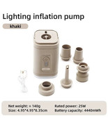 Electric Air Pump – Portable Wireless Air Compressor Inflator/Deflator - $297.78 MXN