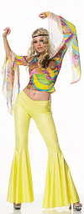 Go-Go Dancer Hippie Pants and Top Set Halloween Costume size M/L 83109 - £39.53 GBP