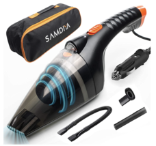 Portable Car Vacuum Cleaner 106W Dry Wet Car Vacuum Small Portable NEW - £25.08 GBP