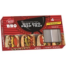 TableCraft BBQ Stainless Steel Hot Dog Prep Tray, Silver, Medium - €23,68 EUR