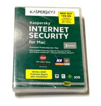 Kaspersky Internet Security 2014 3 Devices 1 Year Windows Mac Sealed Disc - $12.86