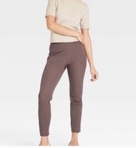 Women’s A New Day Side Zip Skinny Ankle Pants Dark Brown size:24 - $19.31