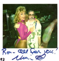 ADULT STAR NINA HARTLEY SIGNED  POLAROID PICTURE TAKEN AT  VSDA CONVENTION - $79.95