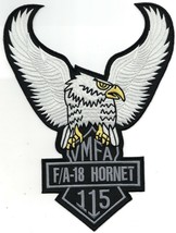 10&quot; Usmc Marine Corp VMFA-115 F/A-18 Hornet Silver Eagles Embroidered Patch - £39.95 GBP