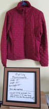 LL BEAN XS Jacket Women&#39;s Coat Quilted Wine - £23.35 GBP