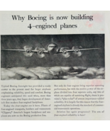 1940 Boeing Aircraft 4 Engine Advertisement Aviation Seattle Washington ... - €21,55 EUR