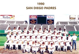 1990 SAN DIEGO PADRES 8X10 TEAM PHOTO BASEBALL PICTURE MLB - £3.88 GBP