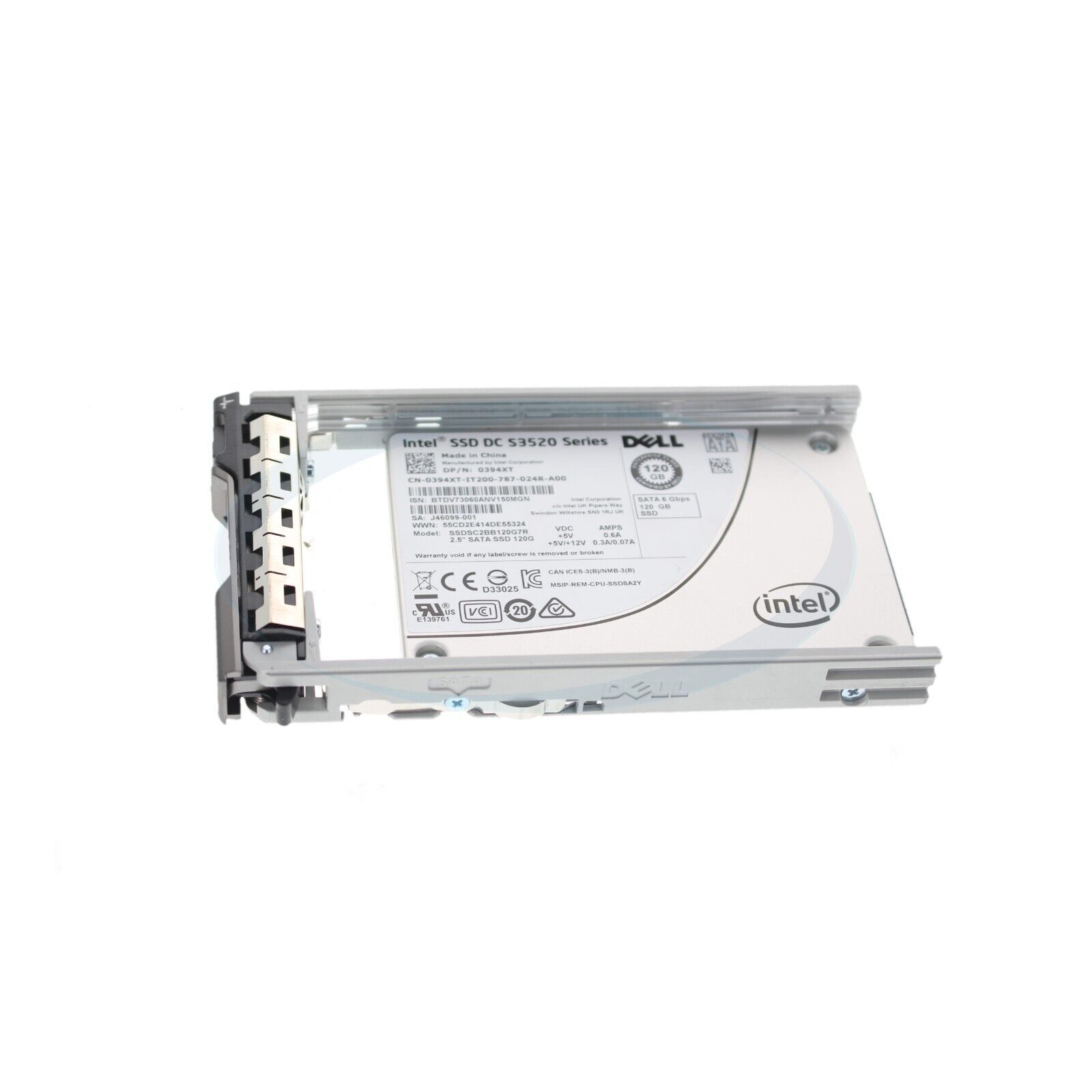 Dell 394XT 120GB 6Gbps 2.5&quot; SATA Solid State Drive SSDSC2BB120G7R - $19.79