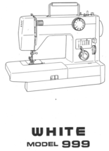 White 999 manual instruction sewing machine Enlarged Hard Copy - $12.99