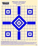 TSPGS 100 Yd Rifle Sighting-In Target (Blue) with 1&quot; Grid (50 Targets) - $30.39 CAD