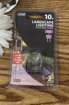 FEIT Landscape Pathway Bulb 12 Volts 10 Watts G4 Base T3 BPLVQ10T3/2  - $2.94