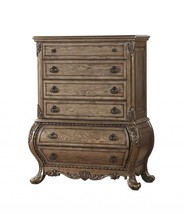 21" X 42" X 57" Vintage Oak Wood Chest - $32,698.37 MXN