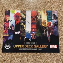 Marvel Upper Deck Gallery Limited Edition Premium Art Prints Product Guide - $9.95