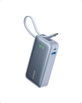 Anker Nano Power Bank Built-in USB-C Cable 10000mAh Portable Charger PD 30W-Blue - £66.33 GBP