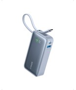 Anker Nano Power Bank Built-in USB-C Cable 10000mAh Portable Charger PD ... - £46.29 GBP