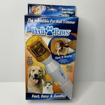 Pedi Paws Nail Trimmer Grinder Grooming Tool For Pet CAT/DOG - £10.90 GBP