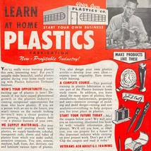 1945 Vintage Home Plastics Fabrication Magazine Print Ad Popular Mechanics - $12.95