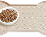 Dog Food Mat Anti-Slip Silicone Dog Bowl Mat Thicker Pet Placemat Waterp... - $14.06