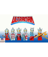 Ultraman Cartoon Comic Set Of 6 Collectible Minifigures Toys - €26,61 EUR
