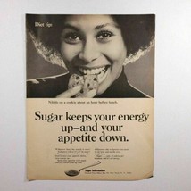 Vtg Sugar Keeps Your Energy Up and Your Appetite Down Sugar Information ... - $13.37