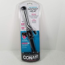 New Conair Hot Sticks Instant Heat 1 1/4&quot; Curling Iron 25 Heat Settings Auto Off - $14.84