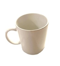 Vintage White Porcelain Ceramic Tall Round Latte Coffee/Tea/Cocoa Mug - £10.22 GBP