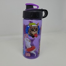 Cool Gear Christmas Cats Purple Water Bottle BPA Free 16oz  Christmas Cats - £11.19 GBP
