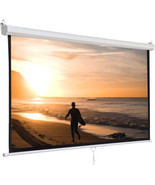 120&#39;&#39; Projector Screen Projection Screen Manual Pull Down HD Screen 1:1 ... - €173,84 EUR