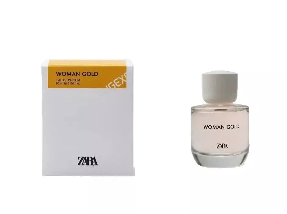 ZARA Woman Gold 90ml 3.04Oz Eau De Parfum Fragrance Woman Perfume Brand New