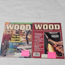 Wood Magazine Lot of 9 Issues 1986 - 1998 - $18.98