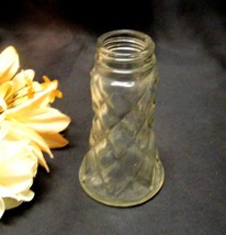 3242 Antique Hocking Glass Waterford Tall Salt Shaker - £4.70 GBP