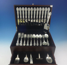 Melrose by Gorham Sterling Silver Flatware Set Service 66 Pieces Dinner Size - £3,450.77 GBP