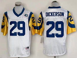 Men's Eric Dickerson #29 Stitched Jersey White Royal Blue - $45.00