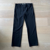 Betabrand Straight-Leg Classic Dress Pant Yoga Pants Black Large Petite - $666.08 MXN