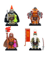 4pcs World of Warcraft Orc Mage Orc Rogue Orc Berserker Minifigures Mini... - $257.45 MXN
