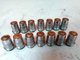 Lot of 14 AO American Optical 100/1.25 Oil Microscope Objectives AS-IS - £132.35 GBP