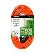 Woods 0724 16/2 Vinyl SJTW General Purpose Extension Cord, 100-Foot, Orange - $838.79 MXN