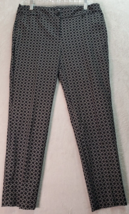 Hilary Radley Dress Pants Womens Size 10 Black Cotton Slash Pockets Straight Leg - £14.50 GBP