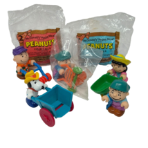 VINTAGE 1989 McDONALDS HAPPY MEAL TOYS PEANUTS CHARLIE BROWN LOT 7 TOYS ... - $13.30