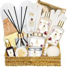 Spa Bath Gift Set for Women and Men 17Pcs Body and Bath Spa Gift Baskets... - $92.93