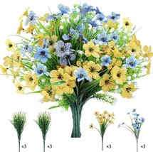 Artificial Flowers for Outdoors Faux Flowers for Outdoor Faux Plants Plastic (H) - £13.13 GBP