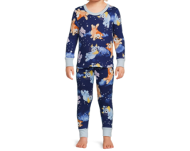 Bluey Boy&#39;s Snug Fit Pajamas Long Sleeve Sleep Set Multicolor Size 12M - £17.02 GBP