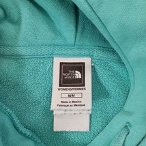 The North Face Women's Pullover Teal Green Hoodie Sweatshirt Size Medium image 4
