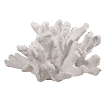 A&amp;B Home 9.2X7X5.5&quot; Inna Faux Elkhorn White Coral Statue - £54.27 GBP
